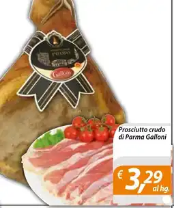 Iper Romagnolo Prosciutto crudo di Parma Galloni offerta