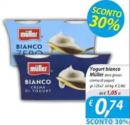 Iper Romagnolo Yogurt bianco Müller zero grassi offerta
