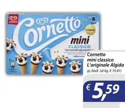 Iper Romagnolo Cornetto mini classico Algida offerta
