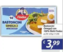 Iper Romagnolo Bastoncini Omega3 Findus offerta