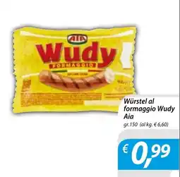 Iper Romagnolo Würstel al formaggio Wudy Aia offerta