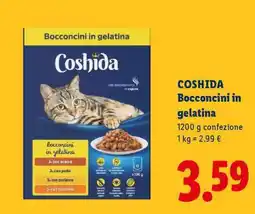 Lidl COSHIDA Bocconcini in gelatina offerta