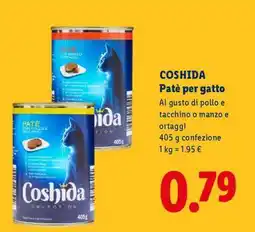 Lidl COSHIDA Patè per gatto offerta