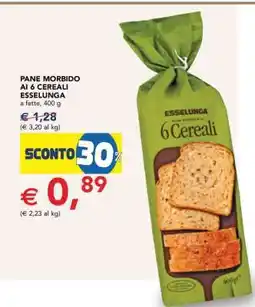 Esselunga Pane Morbido ai 6 Cereali Esselunga offerta