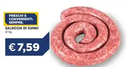 Esselunga Salsiccia Di Suino offerta