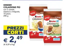 Esselunga KINDER COLAZIONE PIÙ offerta