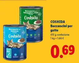 Lidl Coshida Bocconcini per gatto offerta