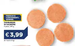Esselunga Fishburger di Salmone offerta