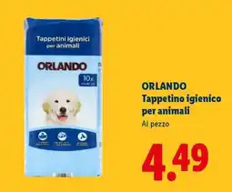 Lidl ORLANDO Tappetino igienico per animali offerta