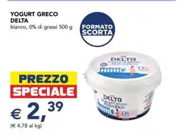 Esselunga Yogurt Greco Delta offerta