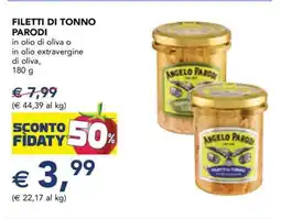 Esselunga Filetti di Tonno Parodi offerta