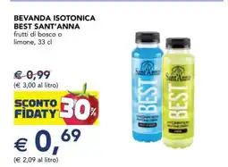 Esselunga BEVANDA ISOTONICA BEST SANT’ANNA offerta