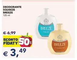 Esselunga DEODORANTE SQUEEZE BREEZE 125 ml offerta