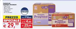 Esselunga Pannolini Pampers Progressi offerta