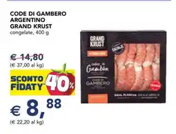 Esselunga Code di Gambero Argentino Grand Krust offerta