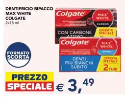 Esselunga Dentifricio Bipacco Max White Colgate offerta