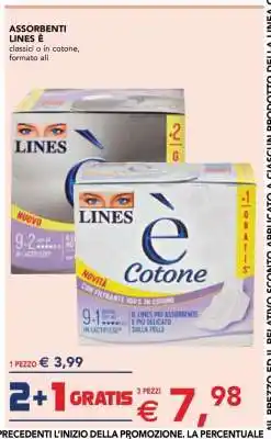 Esselunga ASSORBENTI LINES È offerta