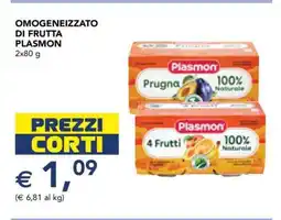 Esselunga OMOGENEIZZATO DI FRUTTA PLASMON offerta