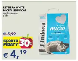 Esselunga LETTIERA WHITE MICRO LINDOCAT offerta