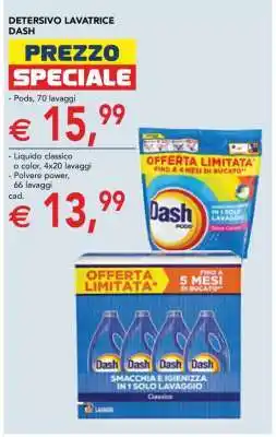 Esselunga DETERSIVO LAVATRICE DASH offerta