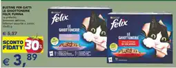 Esselunga BUSTINE PER GATTI LE GHIOTTONERIE FELIX PURINA offerta