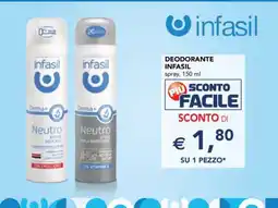 Esselunga Deodorante Infasil offerta