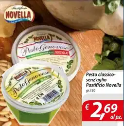 Iper Romagnolo Pesto Genovese senza aglio Pastificio Novella offerta