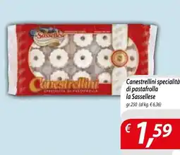 Iper Romagnolo Canestrellini specialità di pasta frolla la Sassellese offerta