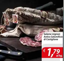 Iper Romagnolo Salame mignon Antico Salumificio di Castiglione offerta