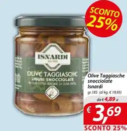 Iper Romagnolo Olive Taggiasche Liguri snocciolate Isnardi offerta