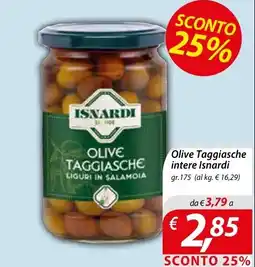 Iper Romagnolo Olive Taggiasche intere Isnardi offerta
