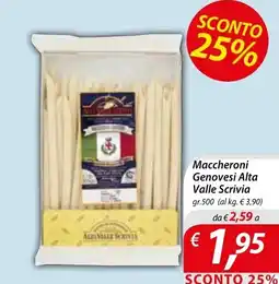 Iper Romagnolo Maccheroni Genovesi Alta Valle Scrivia offerta