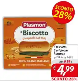 Iper Romagnolo Il Biscotto Plasmon offerta