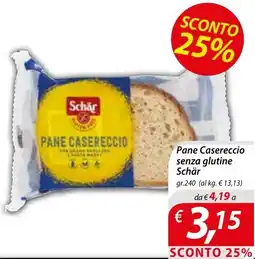 Iper Romagnolo Pane Casereccio Schär offerta