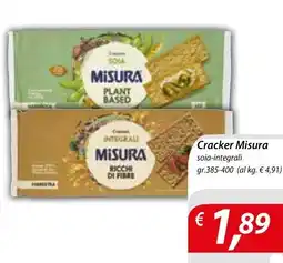 Iper Romagnolo Cracker Misura soia-integrali offerta