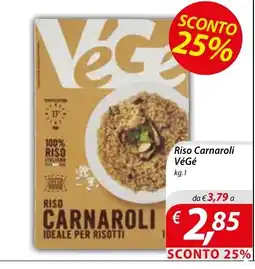 Iper Romagnolo Riso Carnaroli VéGé offerta