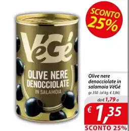 Iper Romagnolo Olive nere denocciolate in salamoia VéGé offerta