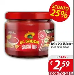 Iper Romagnolo Salsa Dip El Sabor offerta