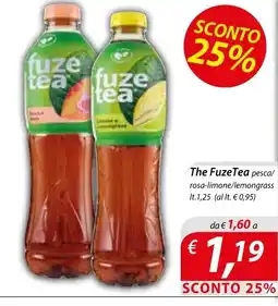 Iper Romagnolo The FuzeTea pesca/ rosa-limone/lemongrass offerta