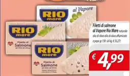 Iper Romagnolo Rio Mare Filetto di Salmone al Vapore offerta