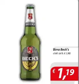 Iper Romagnolo Birra Beck's offerta