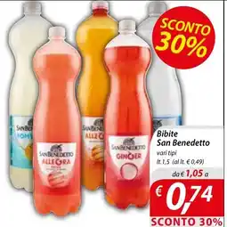 Iper Romagnolo Bibite San Benedetto offerta