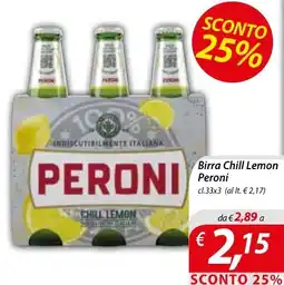 Iper Romagnolo Birra Chill Lemon Peroni offerta