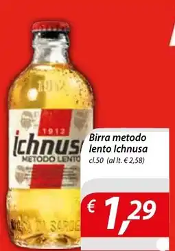Iper Romagnolo Birra metodo lento Ichnusa offerta