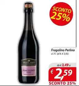 Iper Romagnolo Fragolino Perlino offerta