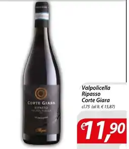 Iper Romagnolo Valpolicella Ripasso Corte Giara offerta