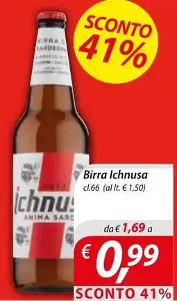 Iper Romagnolo Birra Ichnusa offerta