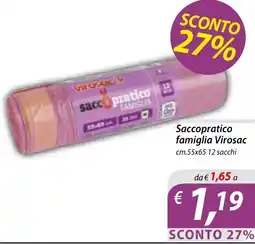 Iper Romagnolo Saccopratrico famiglia ViroSac offerta
