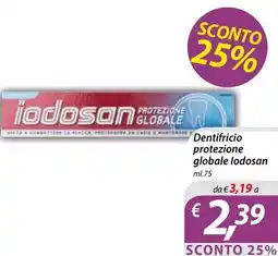 Iper Romagnolo Dentifricio protezione globale Iodosan offerta