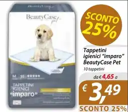 Iper Romagnolo Tappetini igienici "imparo" BeautyCase Pet offerta